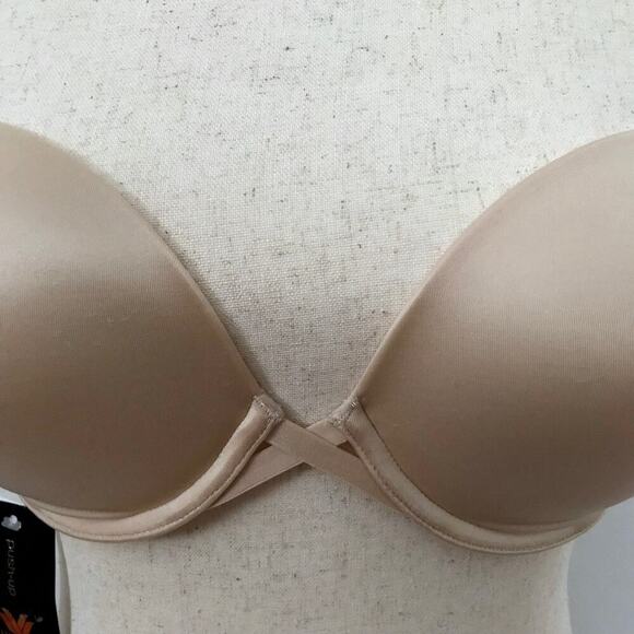 Wacoal NWT Strapless Beige Push Up Bra Women 32DD** Pls See Description - Picture 3 of 12